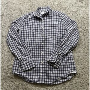 Boden Button Up Plaid Shirt Long Sleeve Causal Office Academia Western Preppy